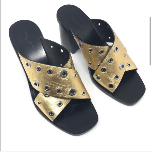 Rag and bone block heel sandals - Picture 2 of 4